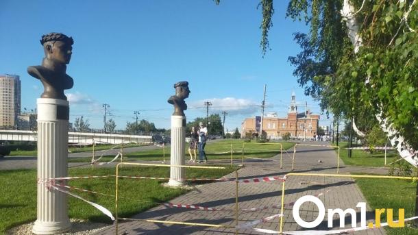 Обновление Аллеи олимпийских чемпионов в Омске перенесли на месяц