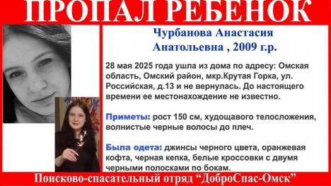 25-й случай за год: в Омске разыскивают 16-летнюю девушку