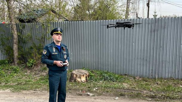 С неба видно всё: беспилотники МЧС выслеживают поджигателей в Новосибирской области