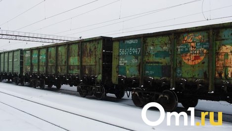 В Омске сошёл с рельсов один из вагонов грузового поезда