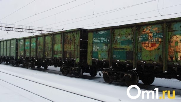 В Омске сошёл с рельсов один из вагонов грузового поезда