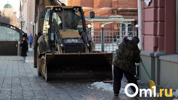 Омск мобилизует всю технику для уборки города от снега