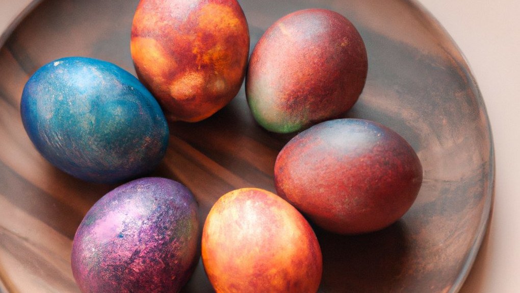 Как покрасить яйца луковой шелухой на Пасху в домашних условиях