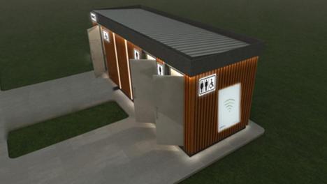 В омском Городском саду за 4,2 миллиона установят новый общественный туалет