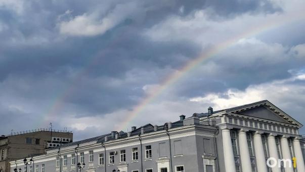 В Омске заметили необычное для зимы природное явление