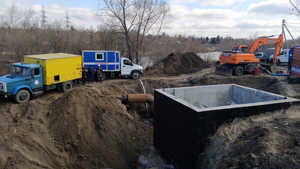 В Омске построили новый водопровод для Центрального округа