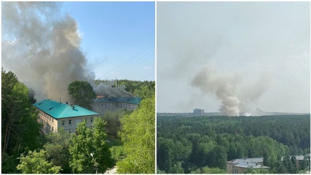 Пострадавшую от пожара больницу в новосибирском Академгородке отремонтируют за два месяца