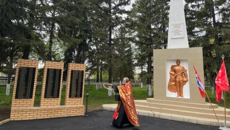 В Омской области открыли обновлённый Мемориал воинской славы