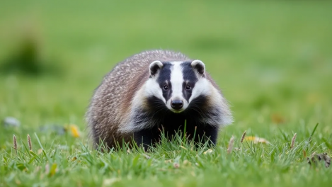 В Омской области барсук вышел на контакт с инспектором