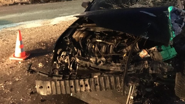Омич на иномарке протаранил пассажирский автобус в Омске
