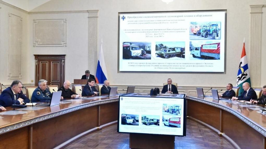 Губернатор Травников поручил улучшить работу по профилактике пожаров в Новосибирской области
