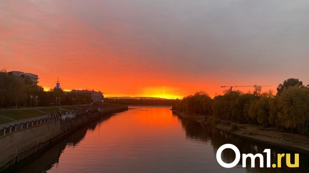 В Омске предлагают построить мост через Омь с площадкой для любования закатами