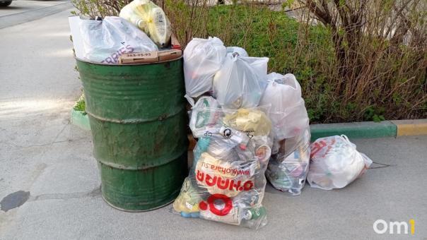 Помойка под окном: жительница Новосибирска пожаловалась на кучи мусора