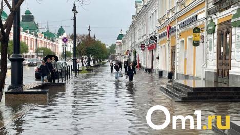 Во время ливня цены на такси в Омске взлетели в два раза