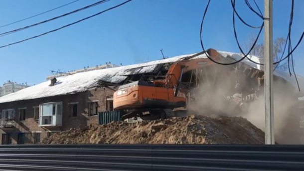 В Новосибирске продолжается снос аварийного жилья: переселены 103 семьи