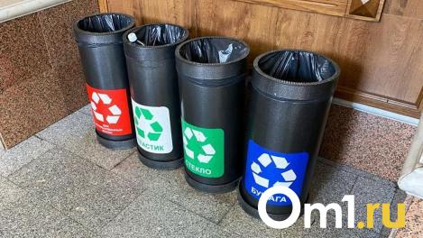В трёх районах Омской области построят центры сортировки мусора