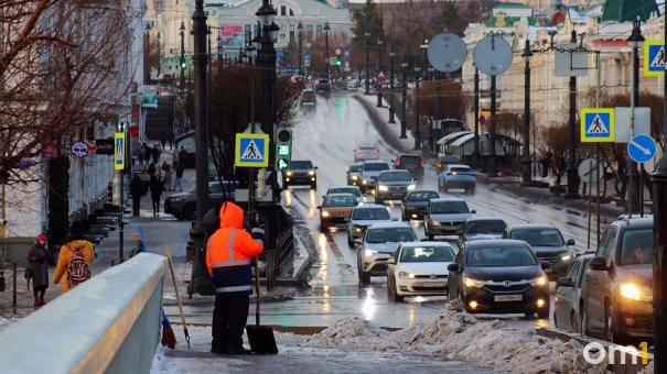 После морозов в Омск придёт плюсовая температура и дождь