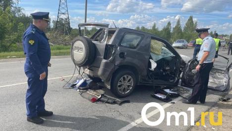 Съехал в кювет, опрокинулся и загорелся: на трассе в Омской области погибли трое