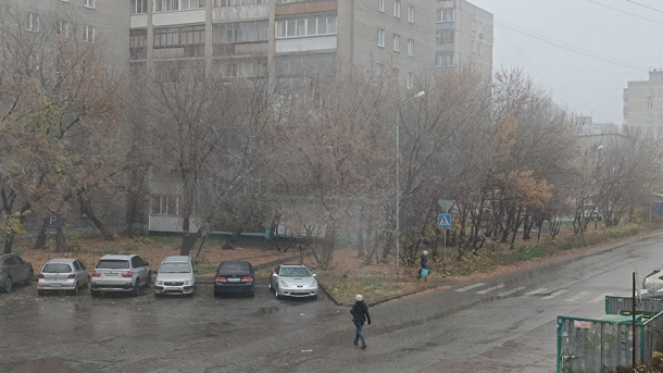 Метель обрушилась на Новосибирск