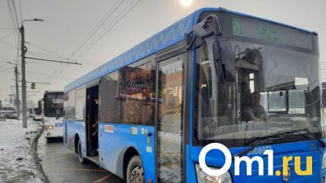 Московский автобус задымился на остановке «7-я Северная» в Омске