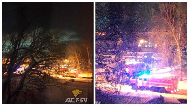 Ресторан «Аджикинежаль» загорелся в новосибирском Академгородке