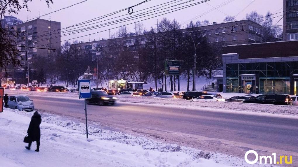 На проспекте Мира в Омске снова меняют схему движения