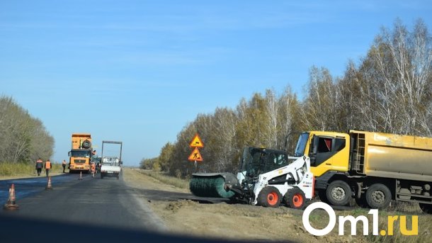 Дорожники завершают ремонт Сыропятского тракта, на который жаловались омичи