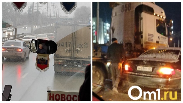 «Поток не движется»: новосибирцы застряли в 7-балльных пробках утром 24 октября