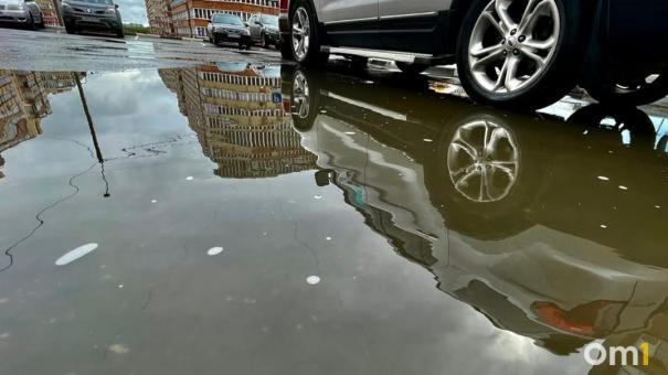 В мэрии Омска рассказали, когда уберут «море» на въезде в Кузьминки