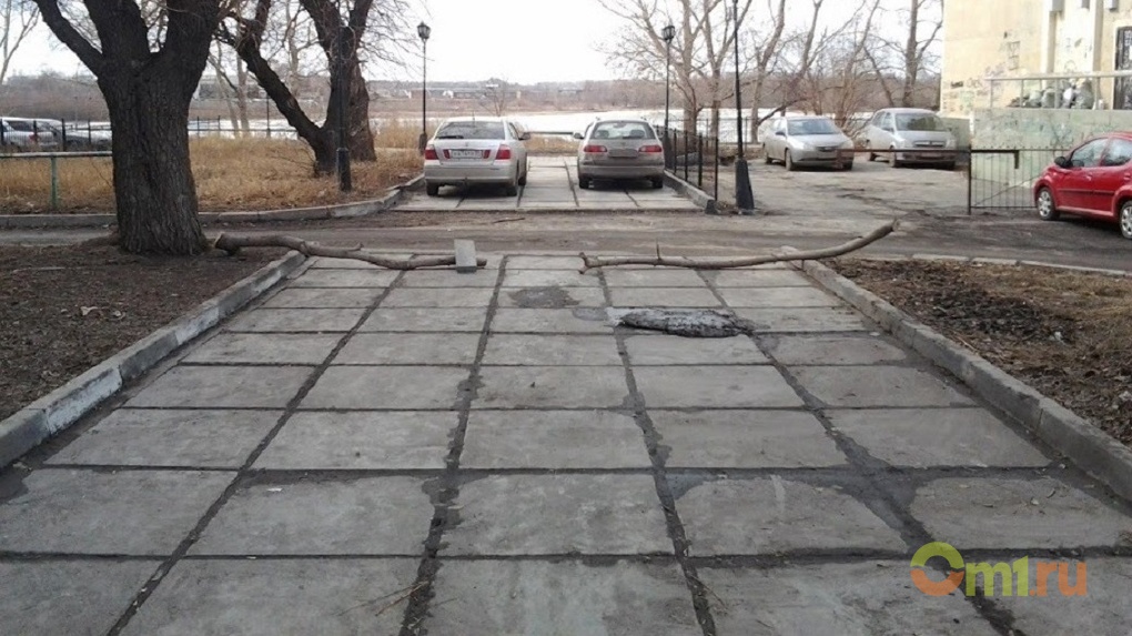Депутаты пожаловались на отсутствие пешеходных дорожек в Омске