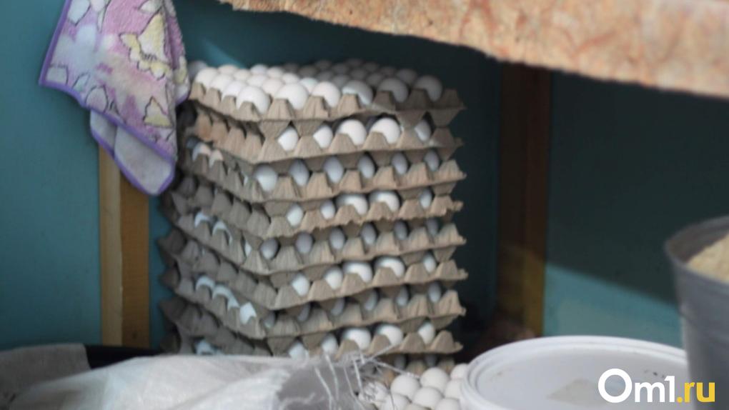 Свалку куриных яиц обнаружили омичи в Чкаловске
