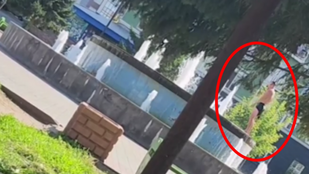 Новосибирец искупался в городском фонтане 3 сентября