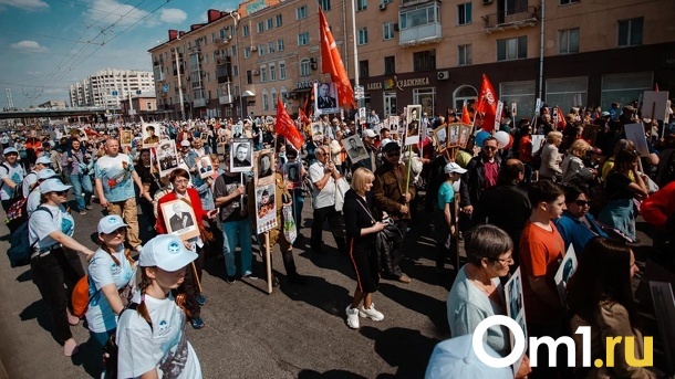 В Омске праздничные мероприятия в День Победы посетили почти 300 000 человек