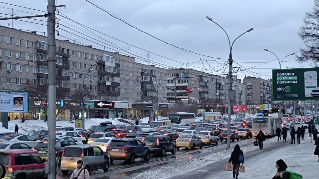 Одностороннее движение вводят в центре Новосибирска