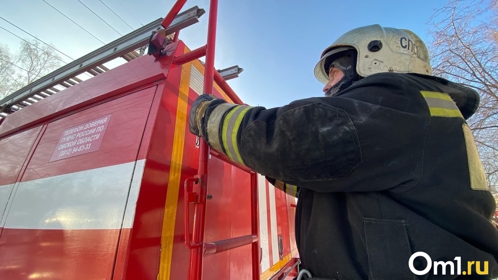 Омские пожарные спасли от огня более 20 жильцов многоквартирного дома