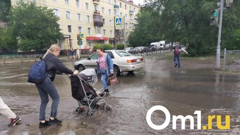 Во вторник в Омске выпала половина месячной нормы осадков