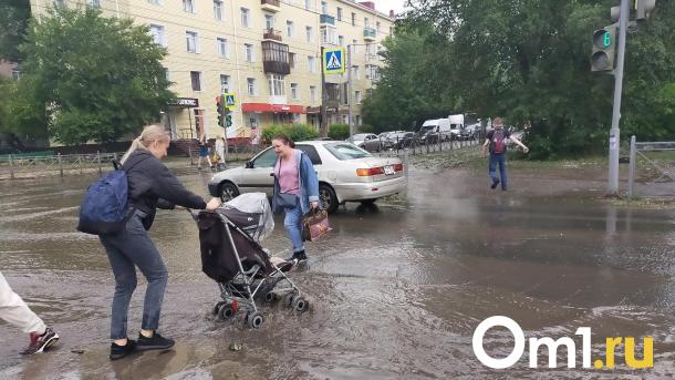 Во вторник в Омске выпала половина месячной нормы осадков