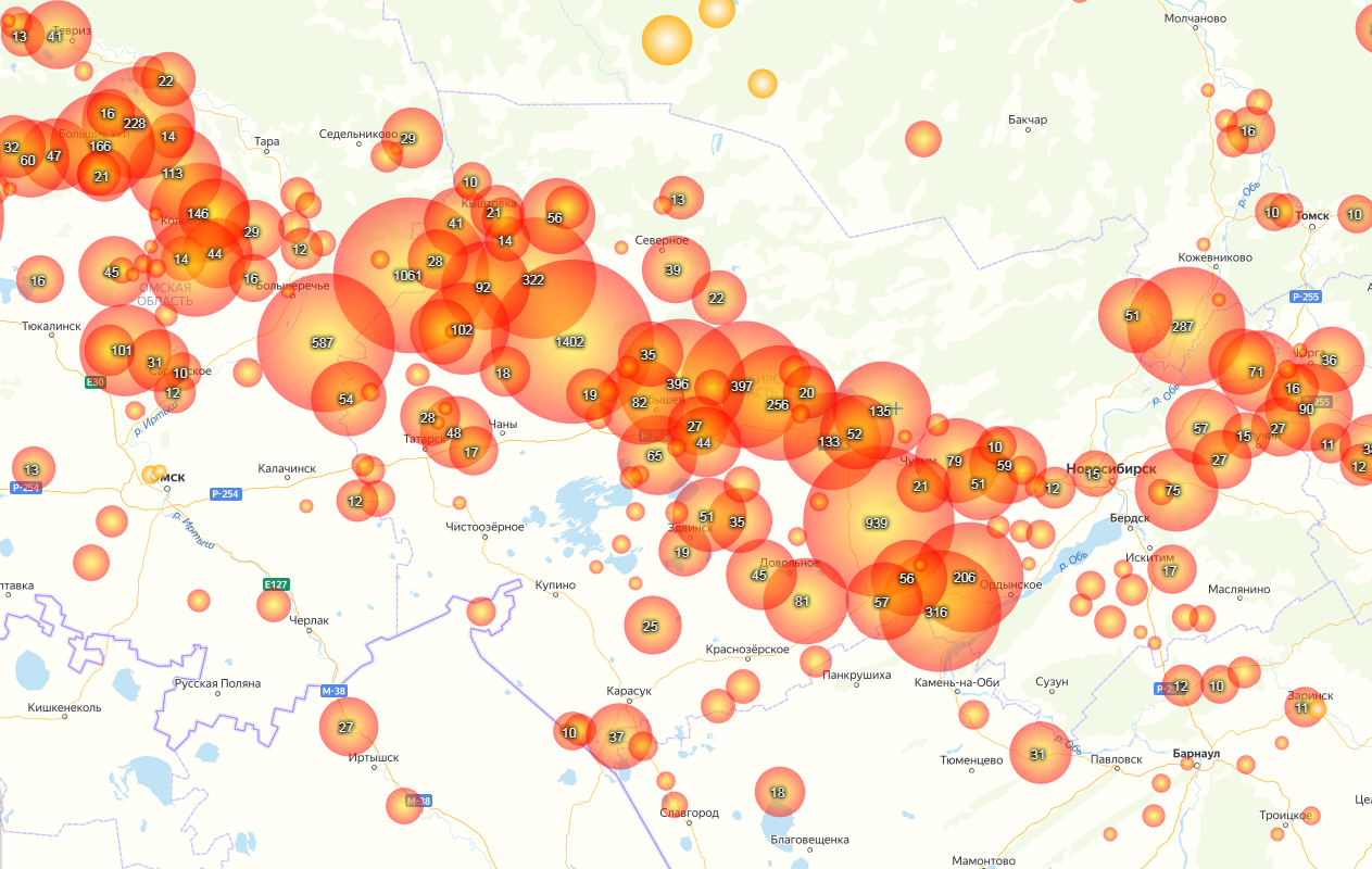 Карта лесных пожаров новосибирская область