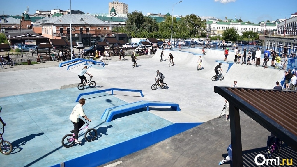 Первый скейт-парк региона, построенный ОНПЗ, стал одной из самых оживлённых площадок Дня Омска