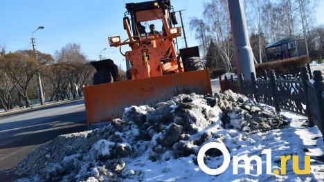 Омичи пожаловались на уборку дорог в городе
