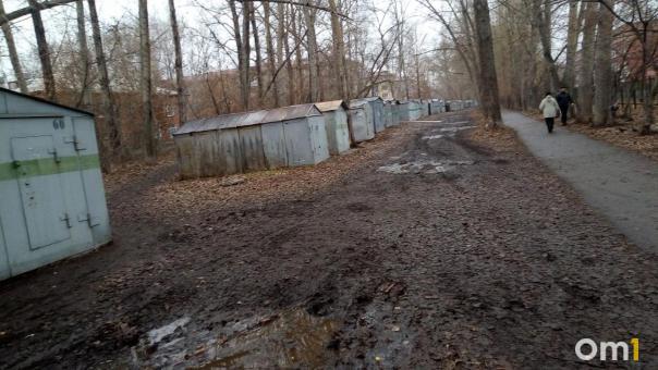 «Детей в школу водим с фонариками». Омичи пожаловались на темноту и гаражи