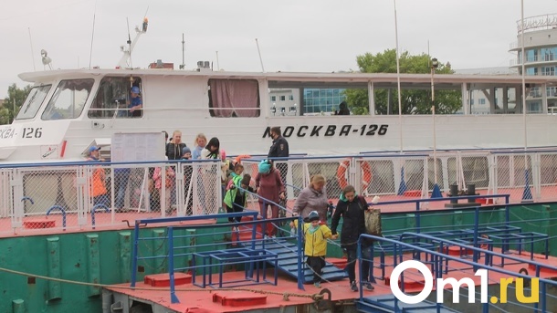 В Омской области запускают четыре теплохода. Расписание
