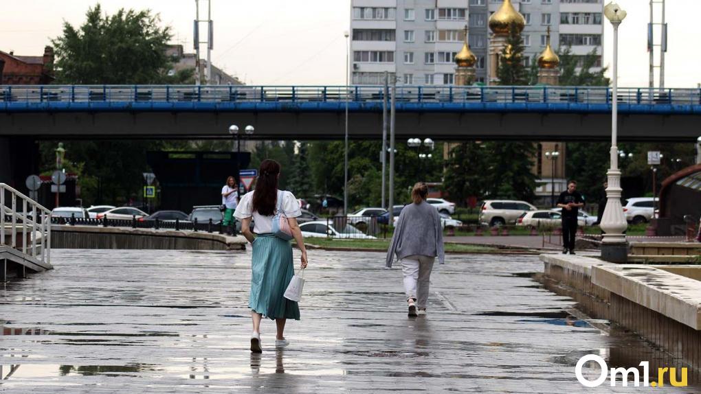 Омичей ждёт облачная и дождливая неделя