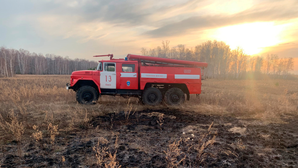 Чрезвычайная пожароопасность в Омской области сохранится до конца весны