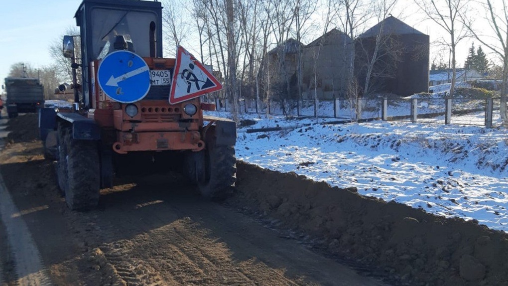 В Омской области начался второй этап капремонта дороги до Калачинска