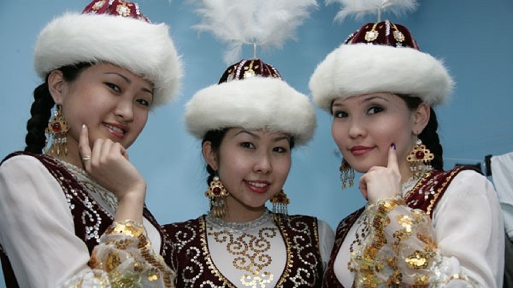 Национальный костюм казашки