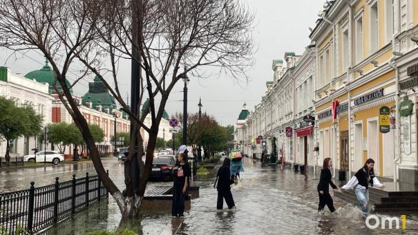 Сильнейший ливень в Омске может повториться и сегодня