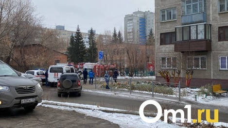 В Омске горит детский сад