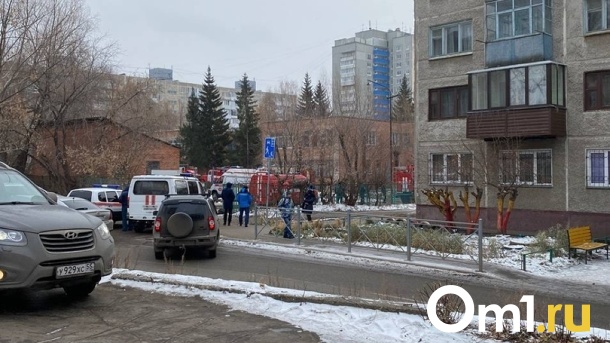 В Омске горит детский сад