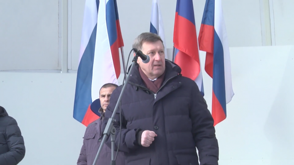 Митинг-концерт в поддержку участников СВО прошёл в центре Новосибирска